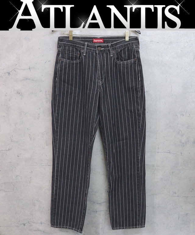 広尾店】未使用 18SS シュプリーム×リーバイス ピンストライプ 広尾店】未使用 18SS シュプリーム×リーバイス ピンストライプ