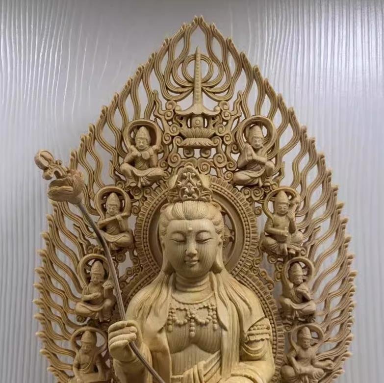 新作 総檜材 仏教工芸品 木彫仏教 精密彫刻 極上品 仏師で仕上げ 新作 総檜材 仏教工芸品 木彫仏教 精密彫刻 極上品 仏師で仕上げ