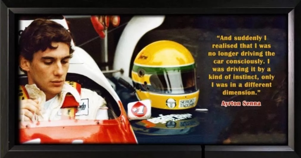 海外 送料込み 　高品質 アイルトン・セナ　 F1 　 フレームディスプレイ　2