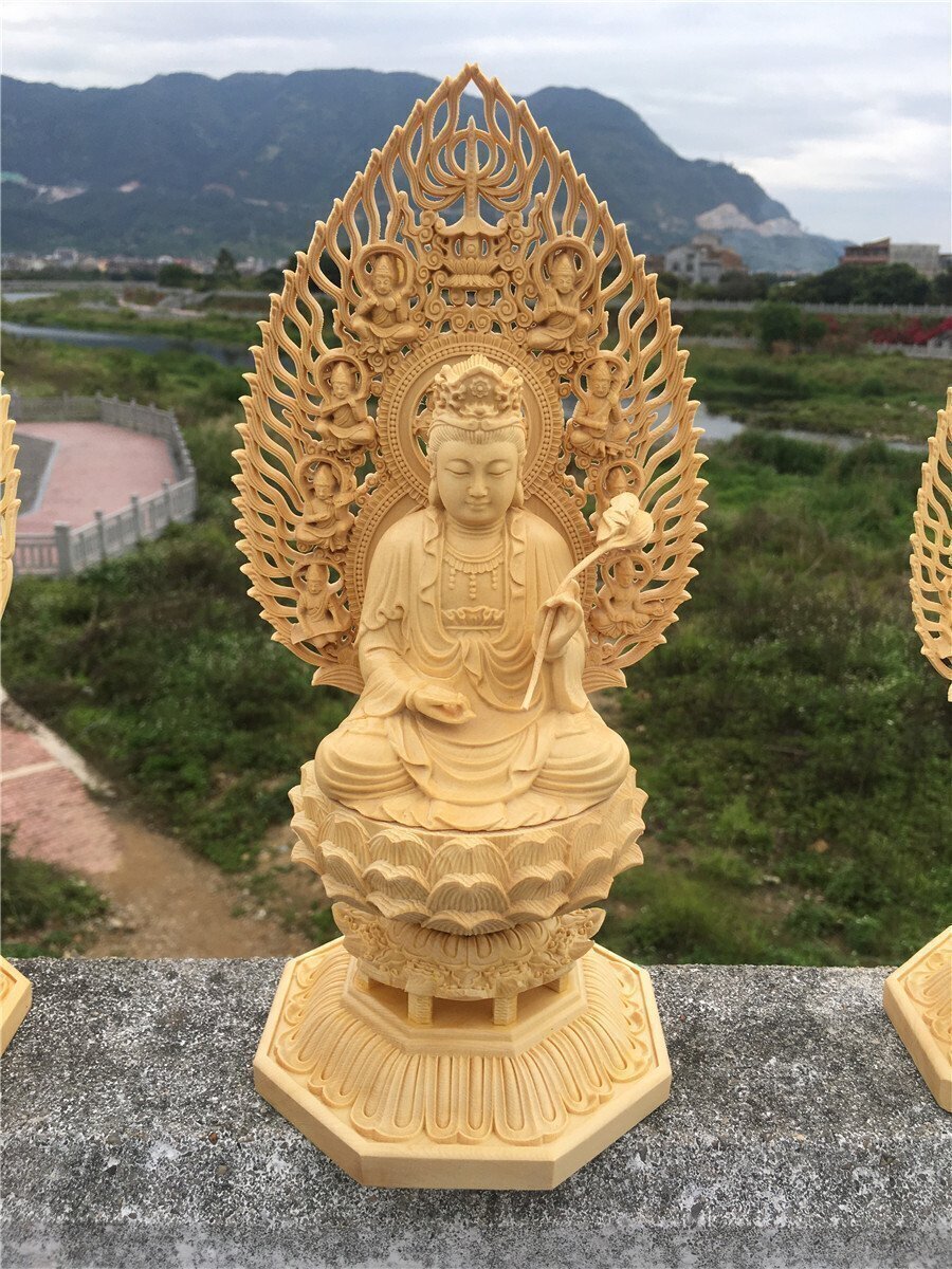 YB】明或清代古銅鍍金文殊菩薩像・坐像・仏像・佛擺件・木彫厨子 YB】明或清代古銅鍍金文殊菩薩像・坐像・仏像・佛擺件・木彫厨子