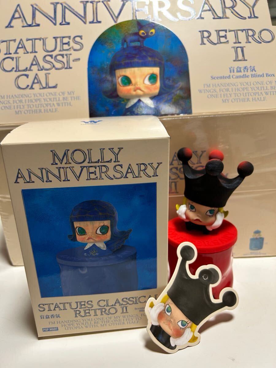 ポップマート　POPMART MOLLY アニバーサリークラシカルレトロ2 アロマキャンドル　 陶器　未使用　④ ラブブ　スカルパンダ
