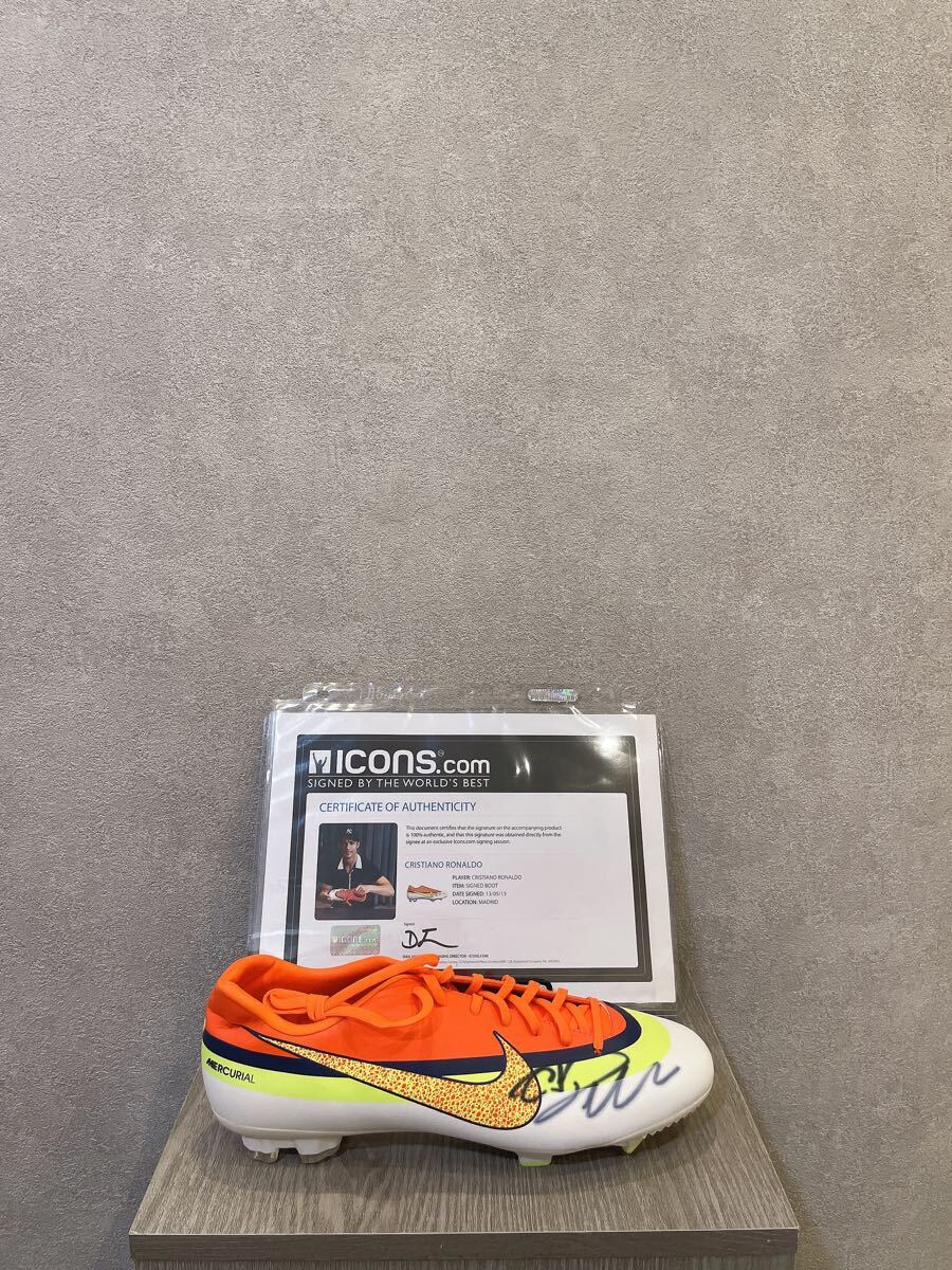 クリスティアーノロナウド　直筆サイン　cristiano ronaldo auto