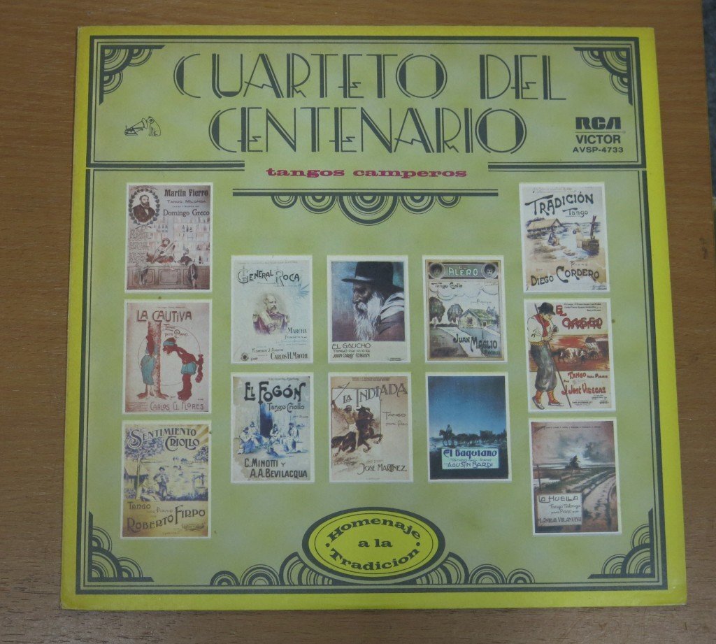 LP CUARTETO DEL CENTENARIO tangos camperos AVSP-4733 輸入盤 中古品 (レコード センテナリオ四重奏団)