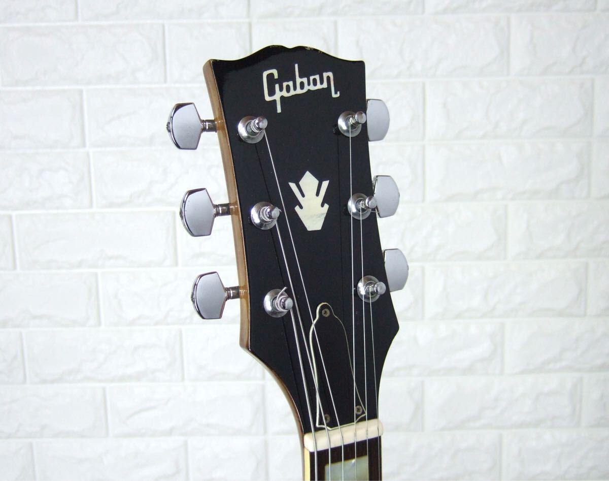 セール 一番安い Gaban ES-335 ジャパンビンテージ セミアコースティックギター ギター