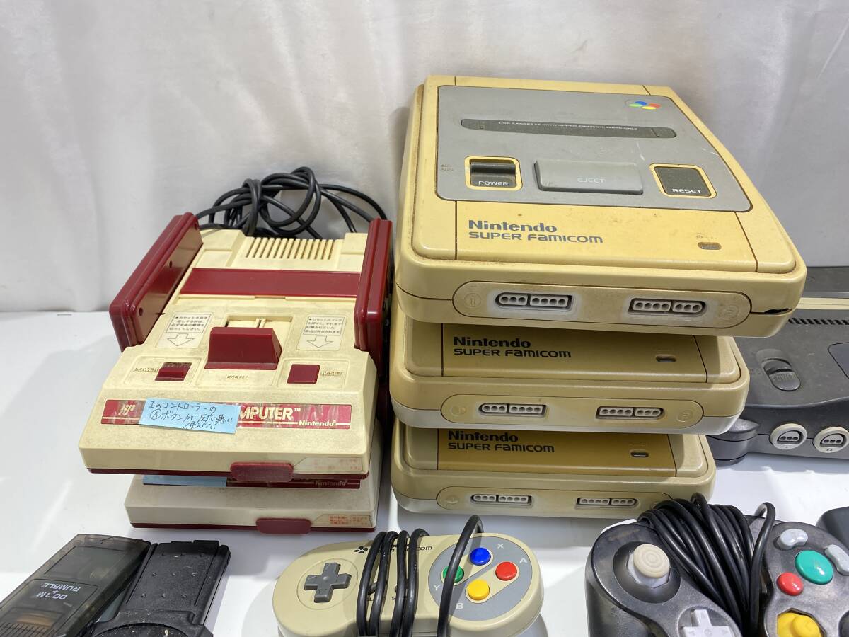 【GINGER掲載商品】 任天堂 NINTENDOゲーム機47台＆コントローラーなど関連商品大量 本体、アクセサリー