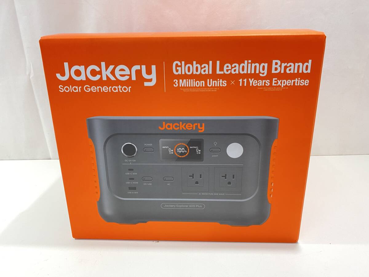中古 Jackeryポータブル電源 xplorer600Plus JE-600C 632.3Wh 800W 2024年8月発売モデル
