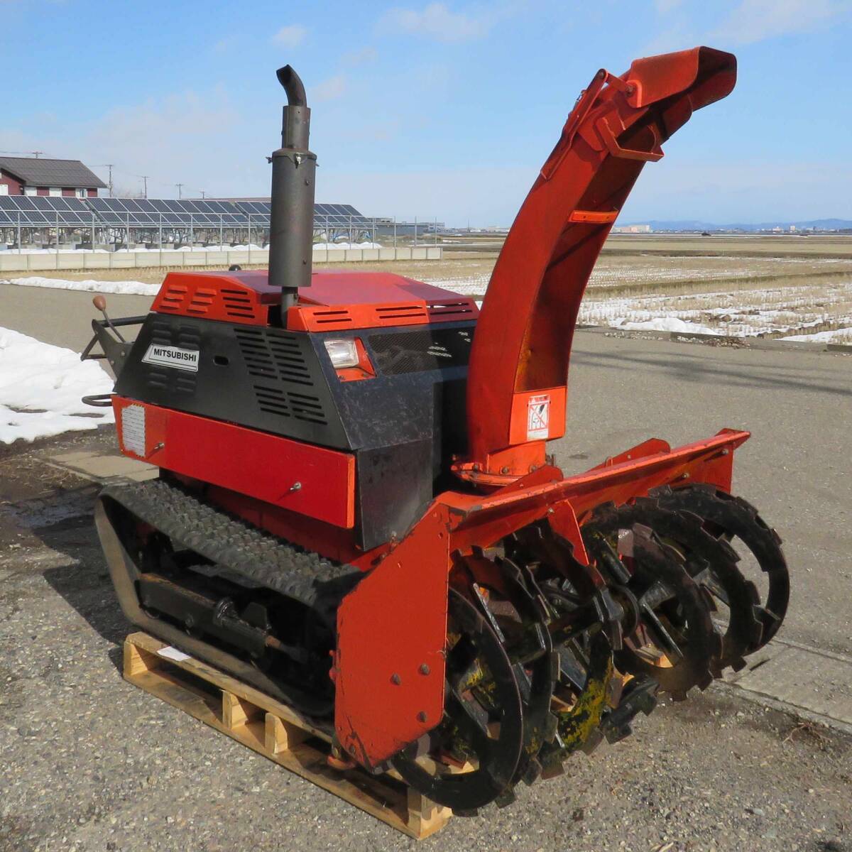 新潟〉三菱 除雪機 MSR1101 D 【ジャンク品/要整備】スノー 新潟〉三菱 除雪機 MSR1101 D 【ジャンク品/要整備】スノー