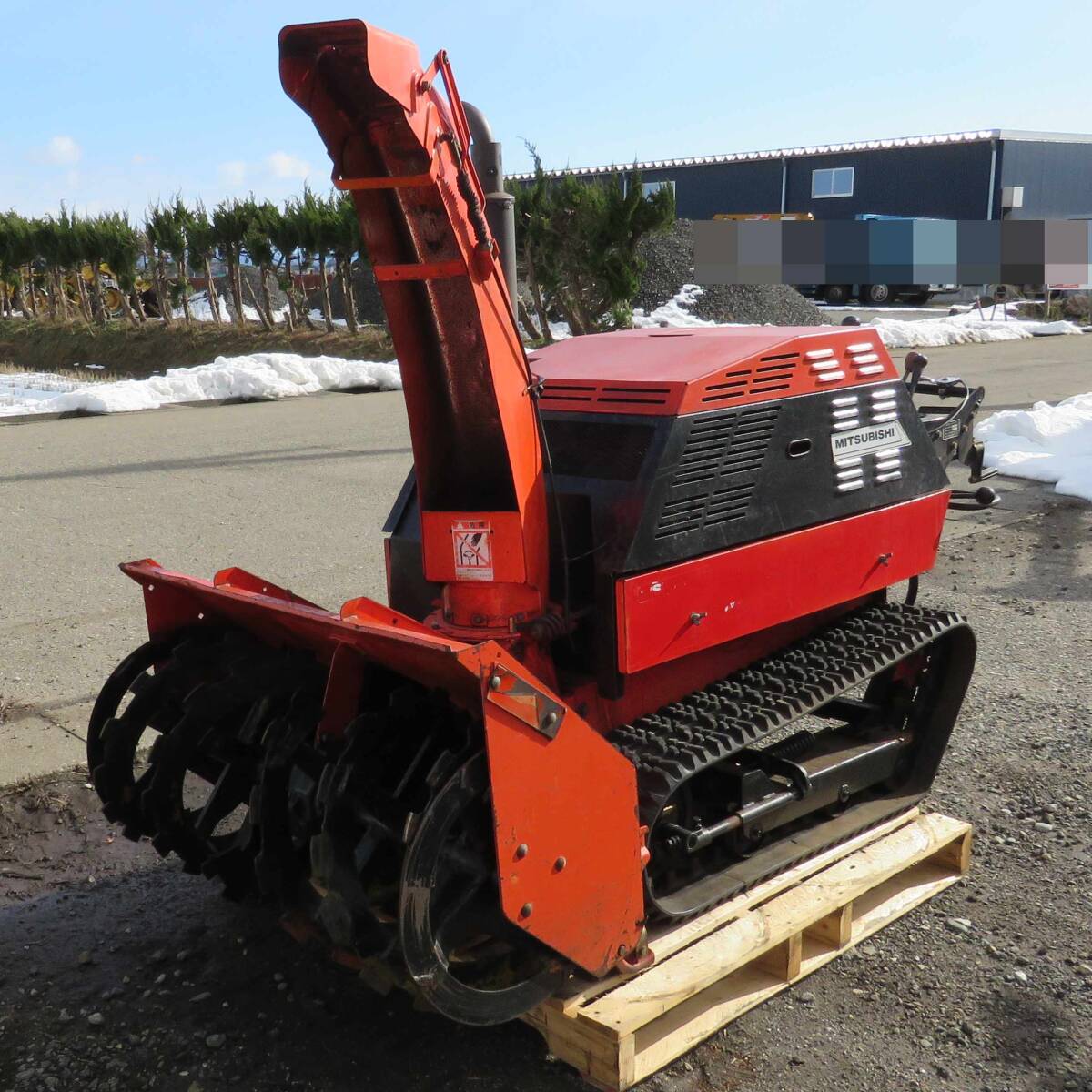 新潟〉三菱 除雪機 MSR1101 D 【ジャンク品/要整備】スノー 新潟〉三菱 除雪機 MSR1101 D 【ジャンク品/要整備】スノー