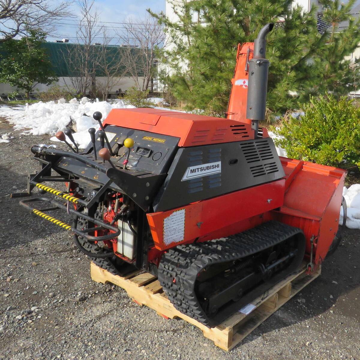 新潟〉三菱 除雪機 MSR1101 D 【ジャンク品/要整備】スノー 新潟〉三菱 除雪機 MSR1101 D 【ジャンク品/要整備】スノー