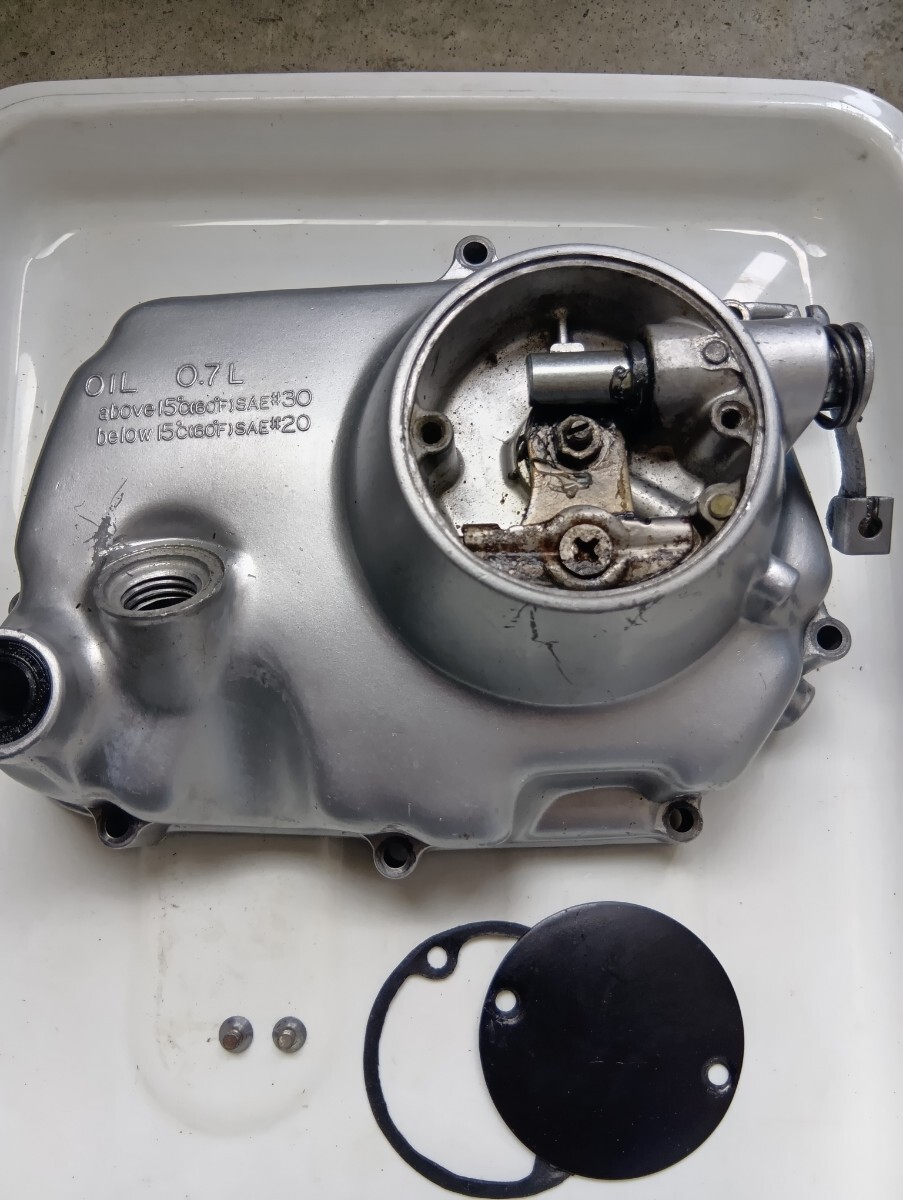 ホンダ純正クラッチカバー当時物 浮き文字 モンキー ダックス ホンダ純正クラッチカバー当時物 浮き文字 モンキー ダックス