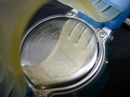 CASIO G-SHOCK DW-6900 1289 наручные часы WCCS цифровой кварц World Coral-Reef Conservation Society износ o Pola голубой Casio 