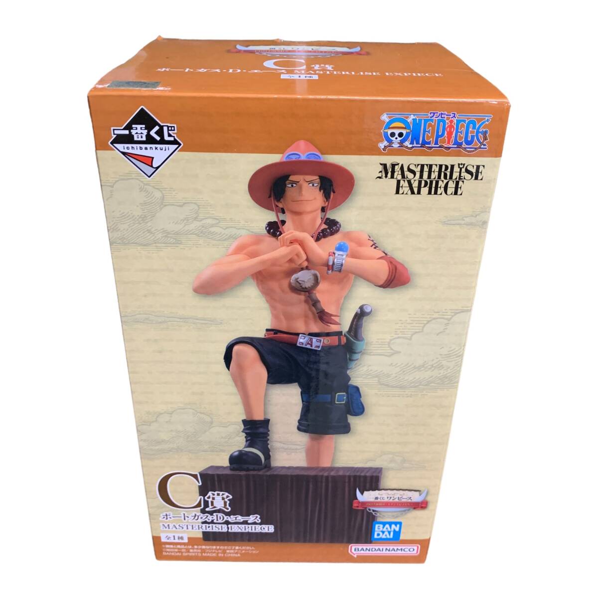 ◆未使用品◆ONEPIECE ワンピース 一番くじ C賞 ポートガス・D・エース バンダイナムコ フィギュア 海賊団 Q68095NC