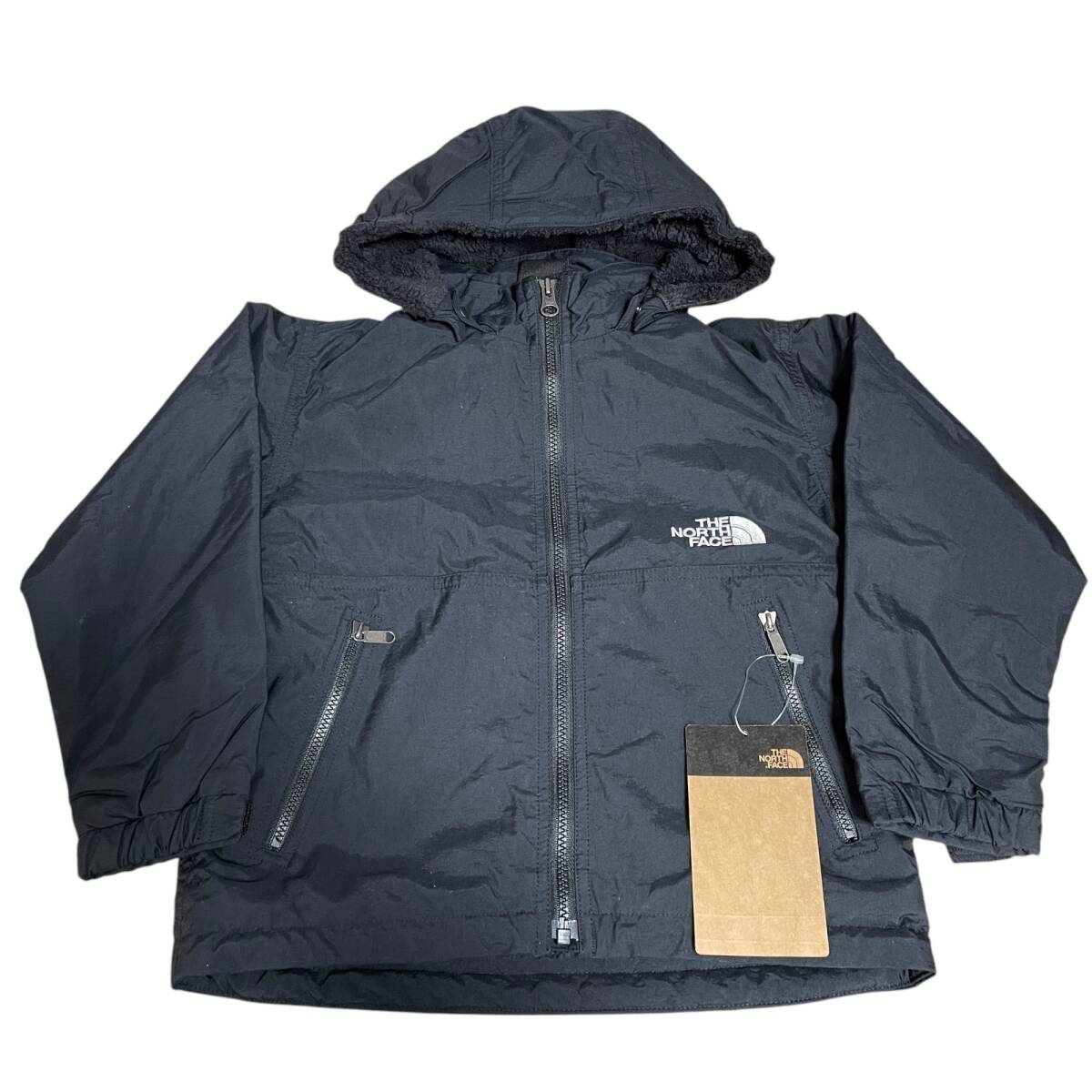 ◆未使用品◆ THE NORTH FACE ザノースフェイス コンパクトノマドジャケット(キッズ) NPJ72451 サイズ110 ブラック V80677ND
