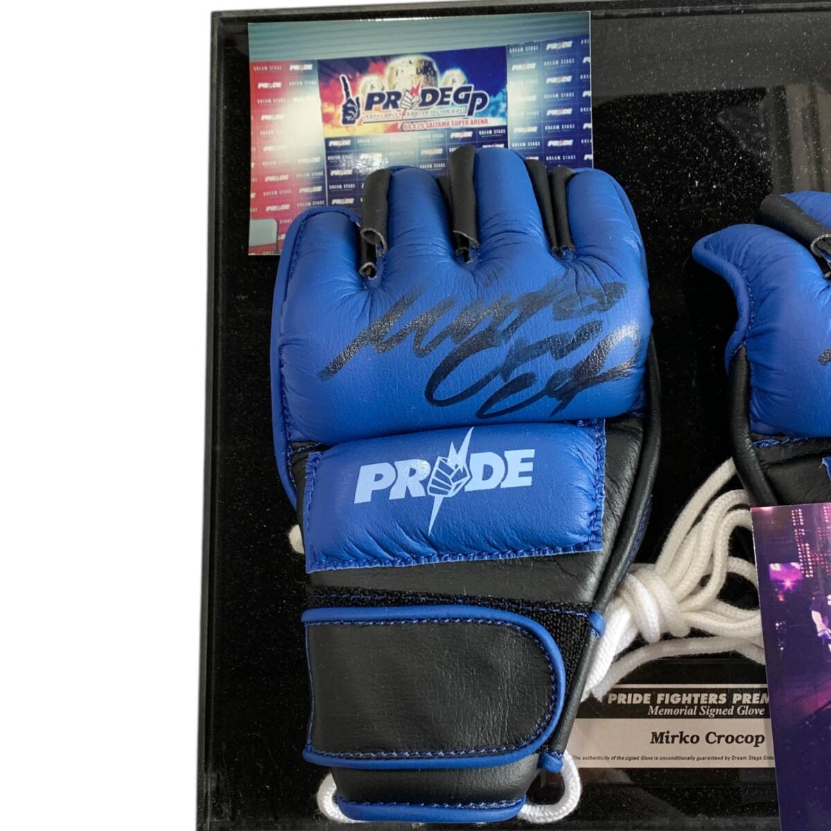 非常に高い品質 ◇中古品◇PRIDE ミルコ・クロコップ 直筆 サイン 入り グローブ ボクシング