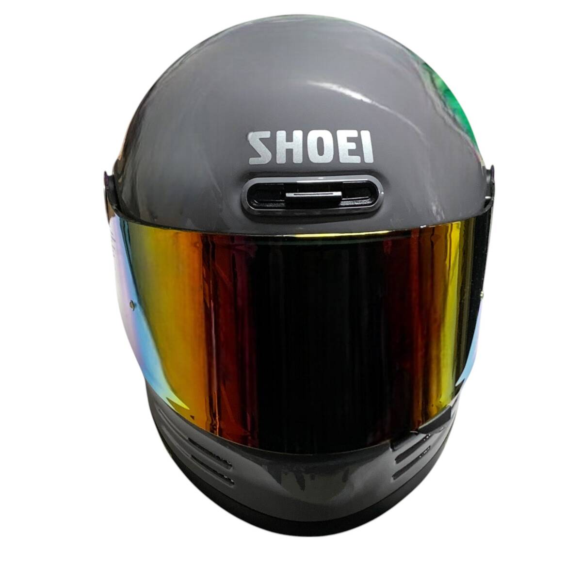 ◆中古品◆SHOEI ショウエイ フルフェイスヘルメット Glamster グラムスター XL バイク用品 グレー シールド PSC?SGマークあり Q82303NL