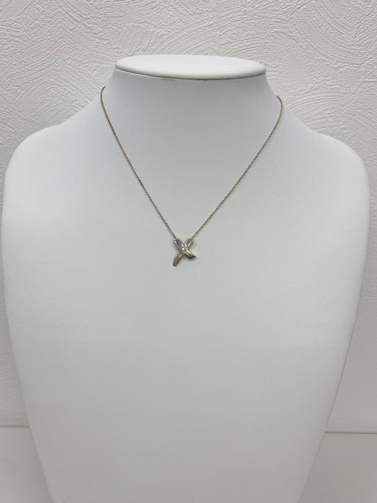 TIFFANY&Co. ティファニー パロマピカソ キス ネックレス Xネックレス シルバー925 レディース 【中古】 GIY1-301