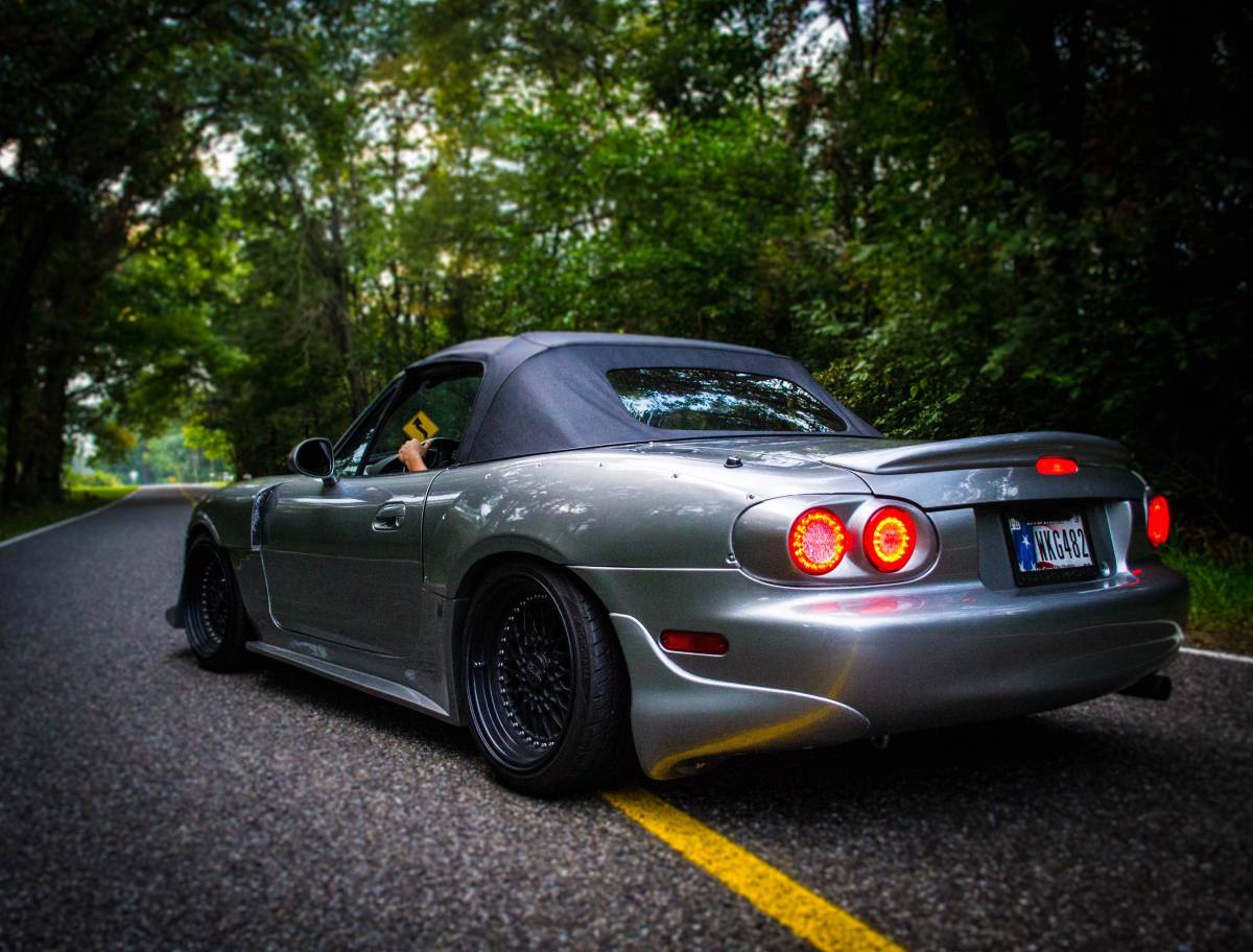99~05 NB Mazda Eunos Roadster MX-5 RG-STYLE широкий корпус обвес стиль комплект FRP