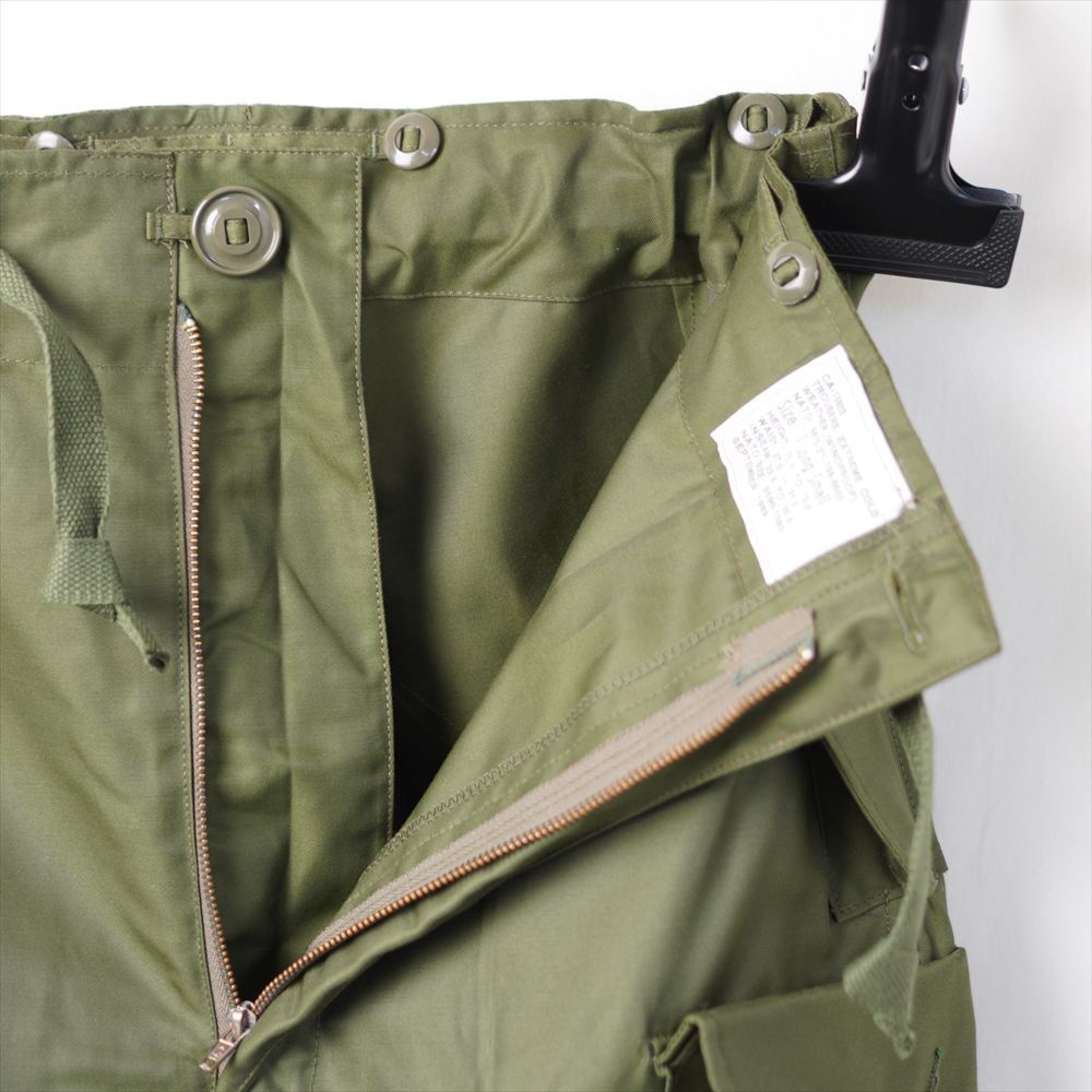 80s 1989 ビンテージ ミリタリー カナダ軍 カーゴパンツ ナイロン オリーブ デッドストック