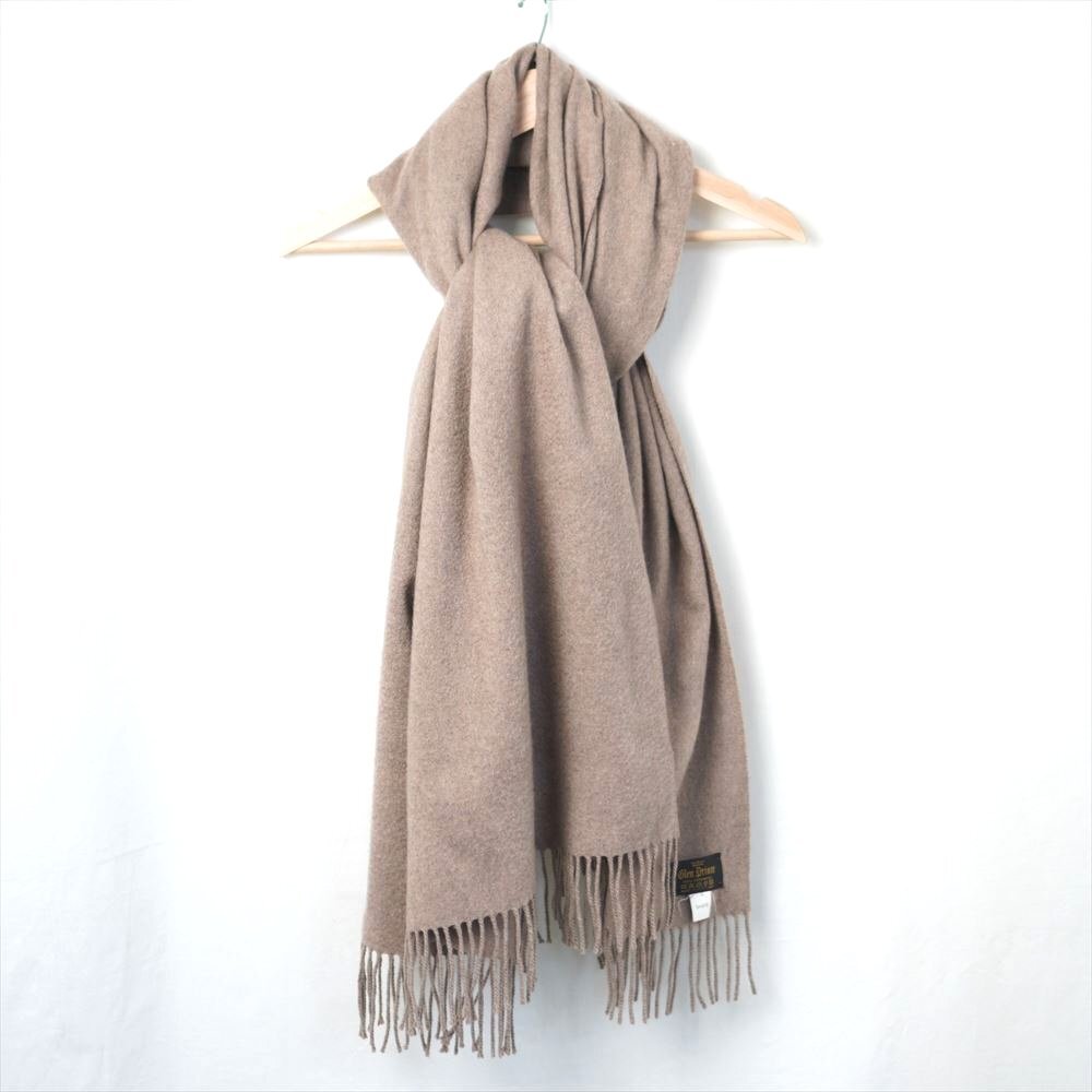 Glen Prince グレンプリンス カシミア カシミヤ ストール ブランケット モカブラウン モカベージュ スコットランド