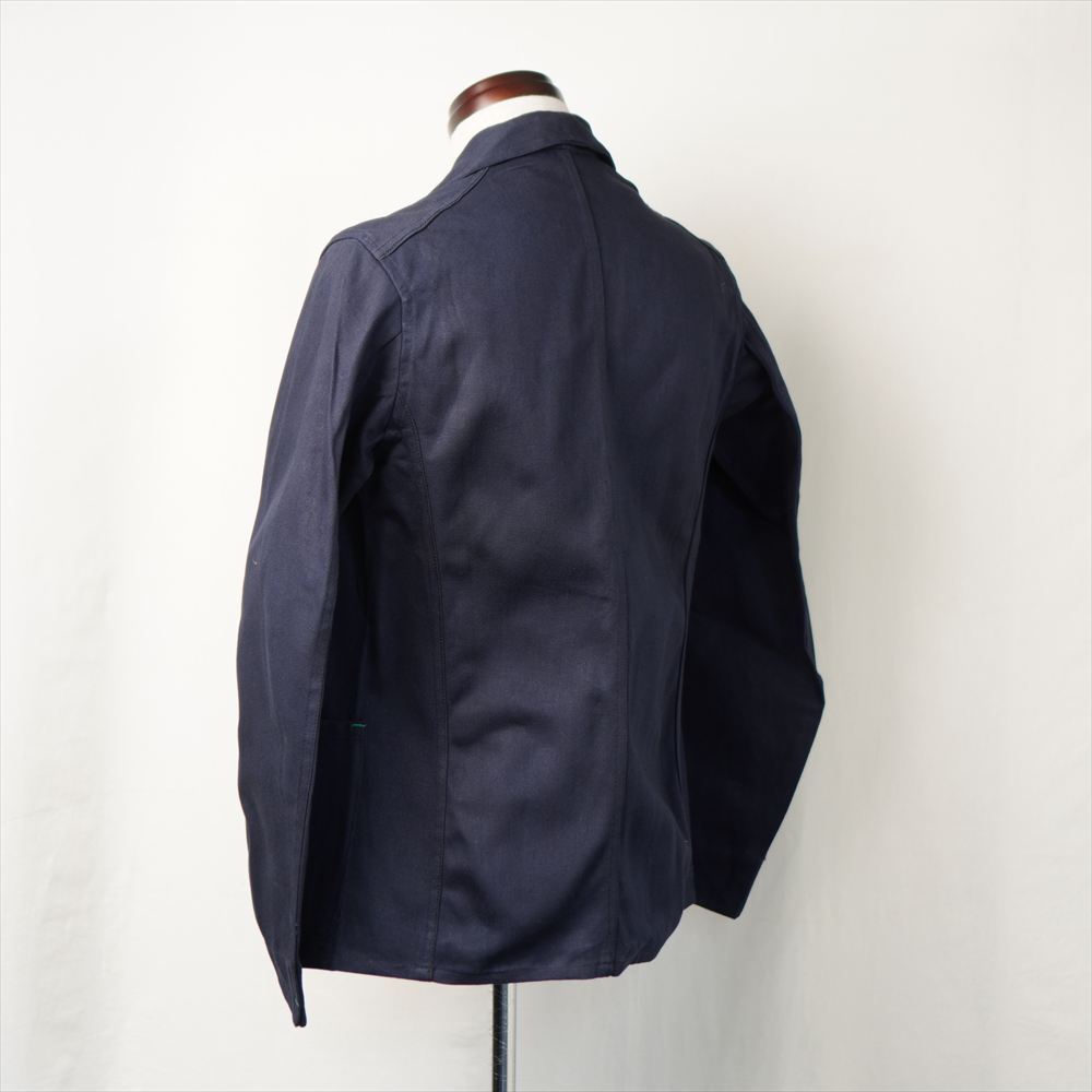 40s50s60s ビンテージ イギリス ワークジャケット ドライバーズJKT ネイビー コットンツイル_画像4