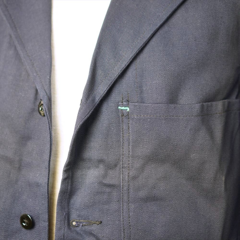 40s50s60s ビンテージ イギリス ワークジャケット ドライバーズJKT ネイビー コットンツイル_画像6