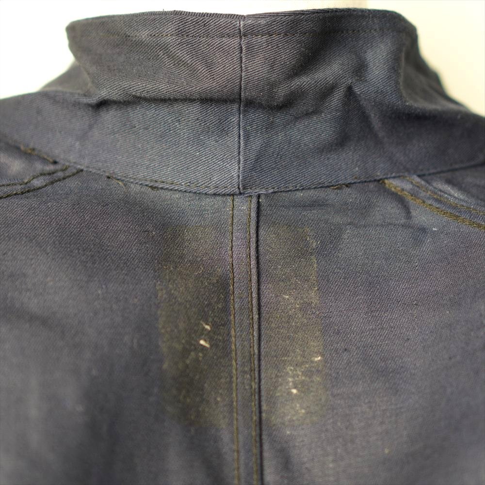 40s50s60s ビンテージ イギリス ワークジャケット ドライバーズJKT ネイビー コットンツイル_画像9