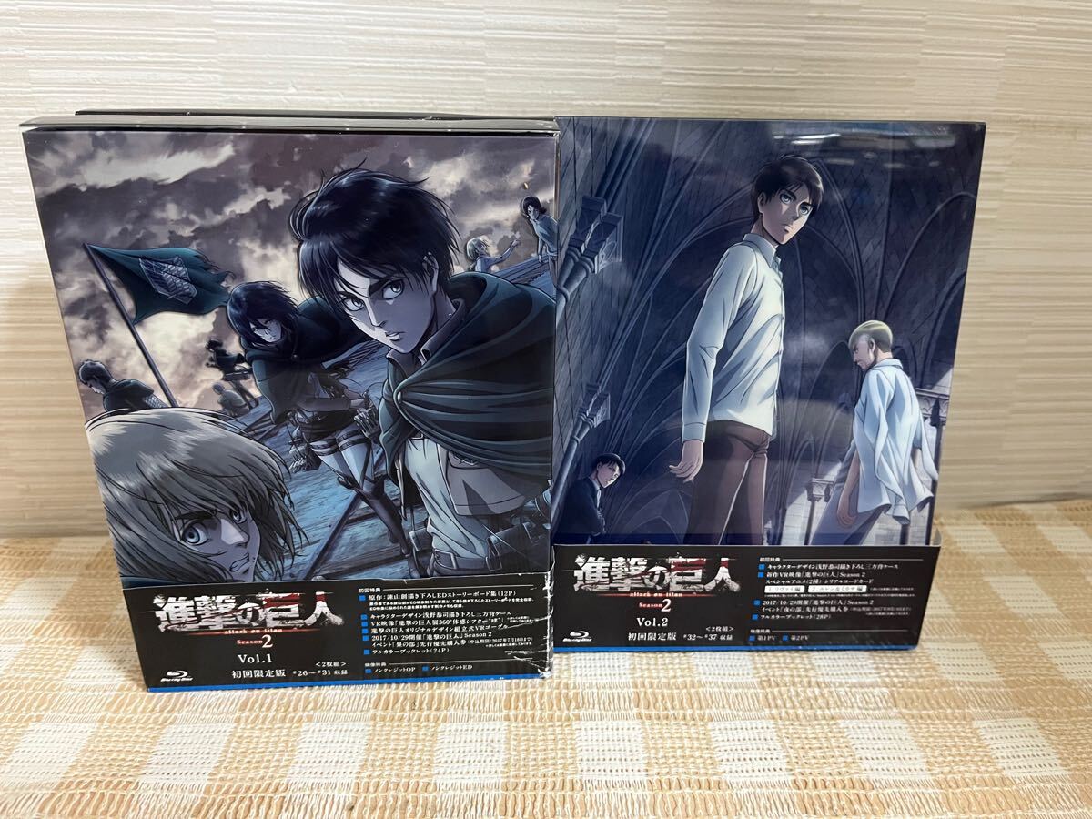 アニメ進撃の巨人 Season2 Blu-Ray初回限定盤全2巻セット|アニメ アニメ進撃の巨人 Season2 Blu-Ray初回限定盤全2巻セット|アニメ