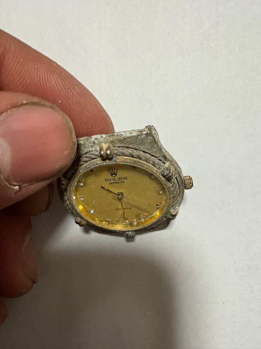 ROLEX GENEVE QUARTZ 19-003085 swiss 腕時計(2針(時、分 ROLEX GENEVE QUARTZ 19-003085 swiss 腕時計(2針(時、分
