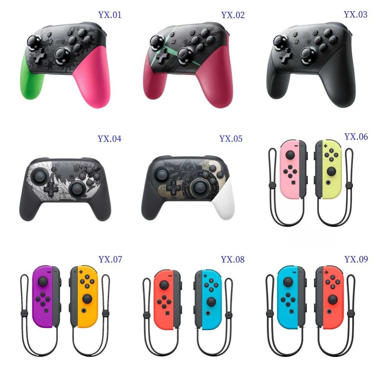 YX.12 Switch コントローラー　スプラトゥーン風　ジョイコン 上品 好評 新品 [059]