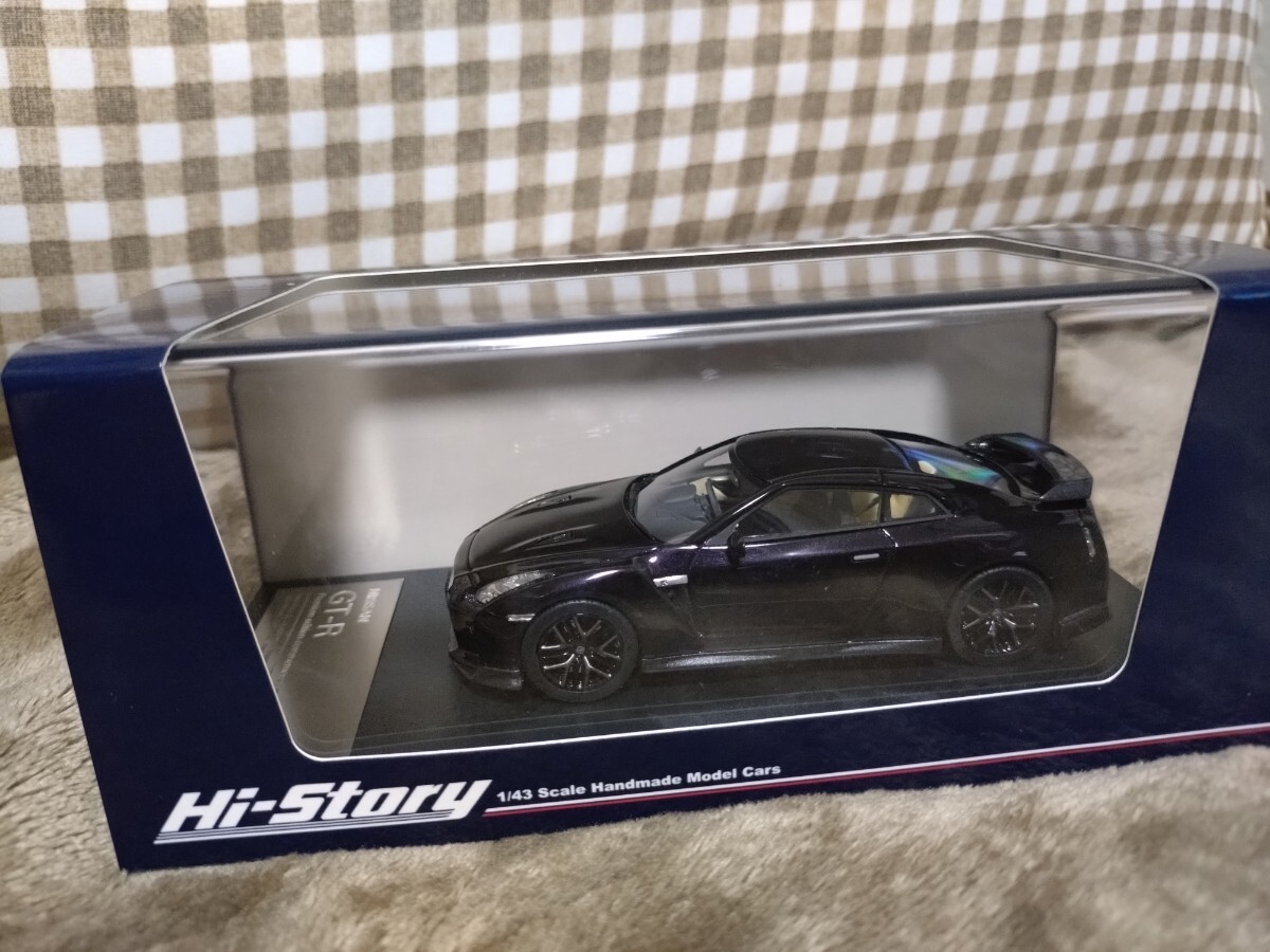 ハイストーリー　1/43 GTR アンバサダー就任記念モデル　2019 ミッドナイトパープル