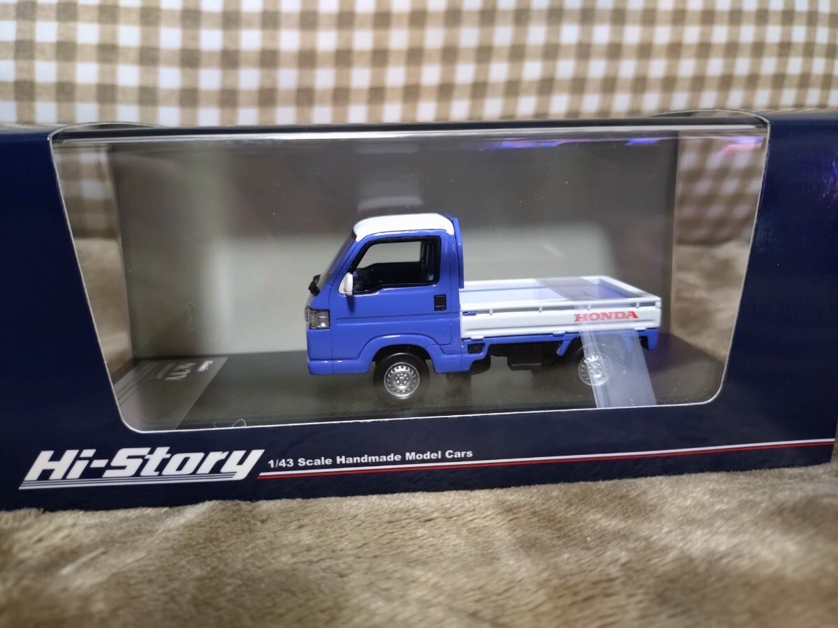 ハイストーリー　1/43 アクティ　トラック　スピリットカラースタイル　2018 ベイブルーホワイト