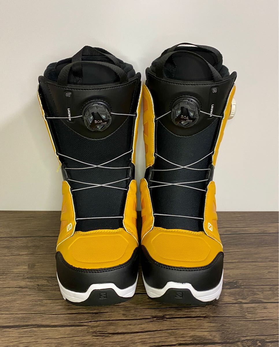 ☆極美品☆未使用に近い☆ SALOMON(サロモン) LAUNCH BOA SJ 22/23モデル　28.0cm/スノーボードブーツ　グラトリ　ソフトフレックス