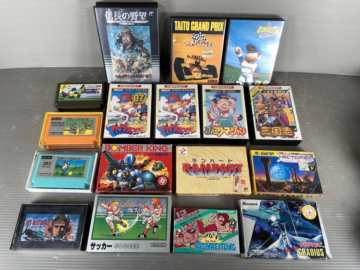ファミリーコンピューター　ソフト　まとめて　FC　ファミコン　グラディウス　ランパード　ボンバーキング　ヘクター