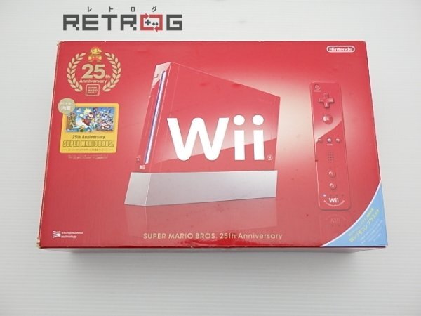 Wii本体 レッド スーパーマリオ25周年仕様 Wii