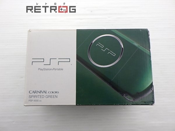 PSP本体（PSP-3000/スピリティッド・グリーン） PSP