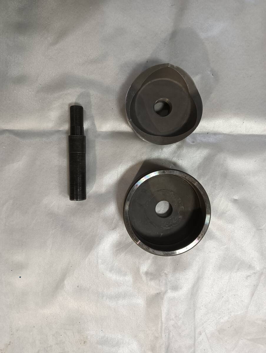 ノックアウトパンチ　コマ、ダイス　厚鋼G92 軸（シャフト）セット