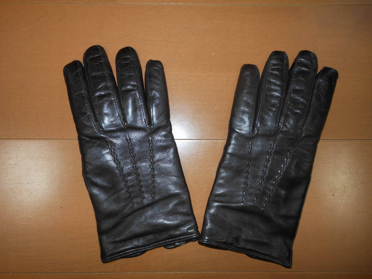 FRATELLI FORINO　フラテッリ フォリノ メンズ レザーグローブ 　ダークブラウン　サイズ8.5 　イタリア製