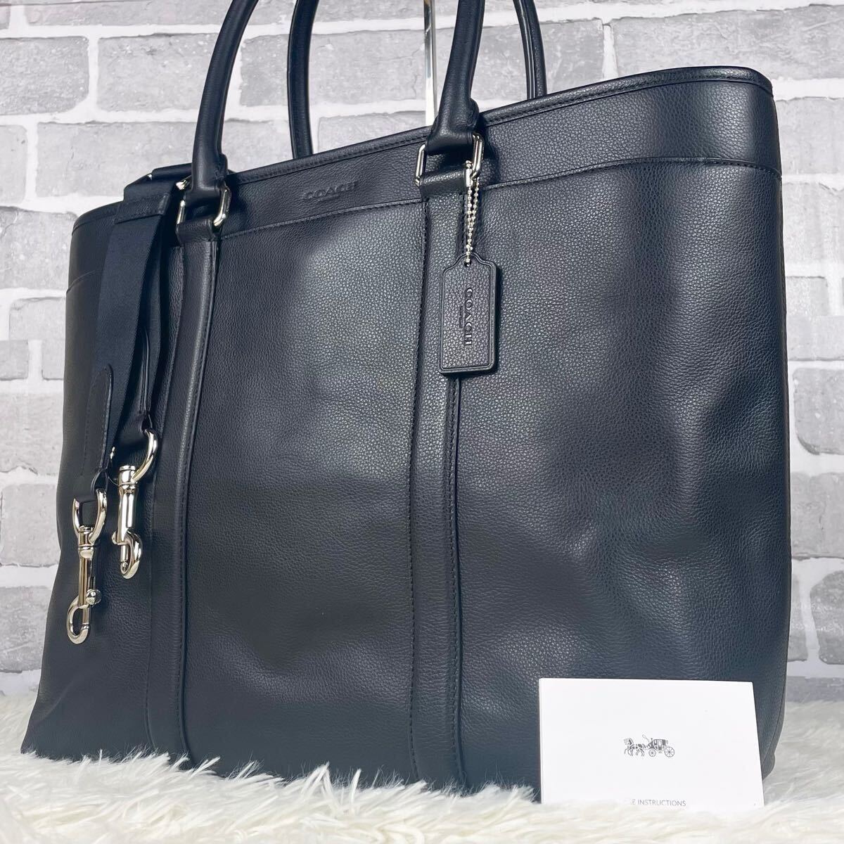 未使用保管品】コーチ COACH メトロポリタン トートバッグ 大 未使用保管品】コーチ COACH メトロポリタン トートバッグ 大