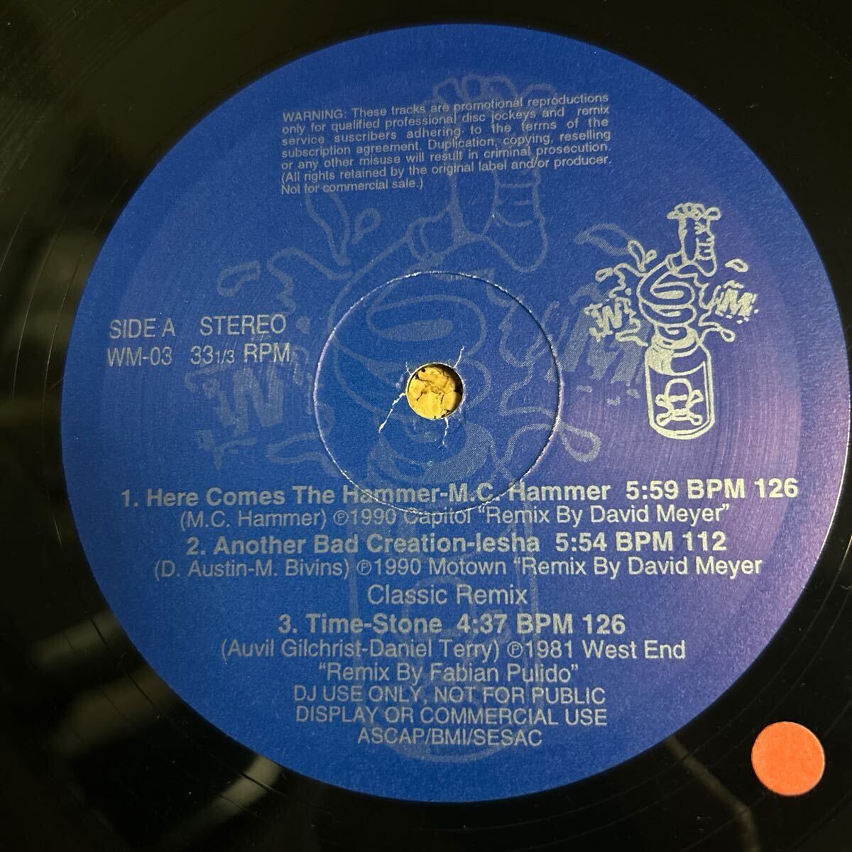 WICKED MIX / WM-03 / M.C.Hammer Iesha / LP レコード_画像2