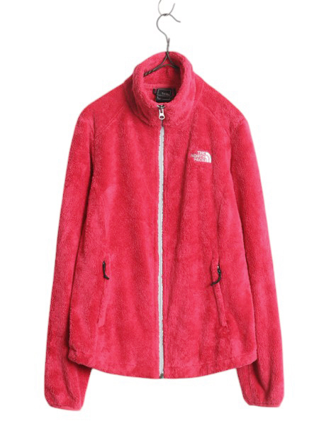 US企画 ノースフェイス フルジップ フリース ジャケット レディース XS The North Face ハイ パイル 毛足 ジャンパー ブルゾン アウトドア