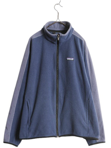 パタゴニア アラベト フリース ジャケット メンズ L / 11年製 Patagonia フルジップ アウトドア ジャケット ハイネック ブルゾン ツートン