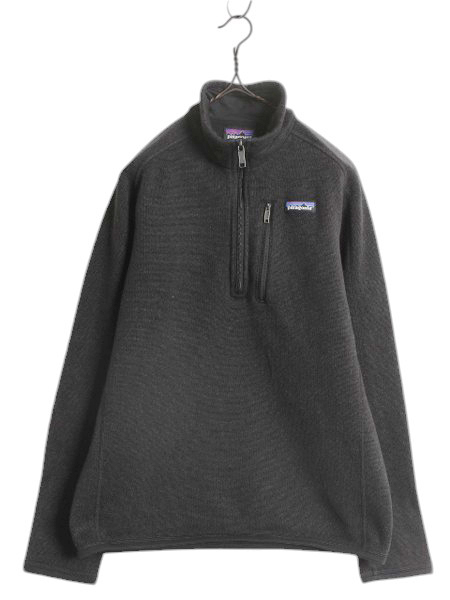 パタゴニア ベターセーター ハーフジップ メンズ S 18年製 Patagonia フリース セーター ジャケット プルオーバー ブルゾン アウトドア 黒