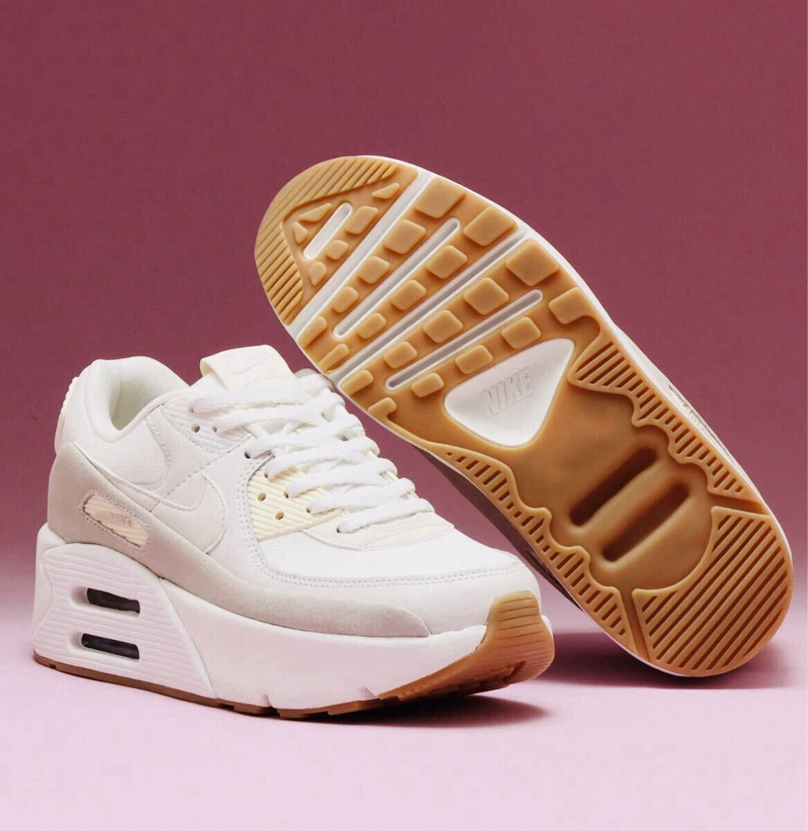 ☆送料込■新品26.0cm■ナイキ エア マックス90 LV8 AIR MAX 90 セイル/ファントム/ライトブラウンWMNS