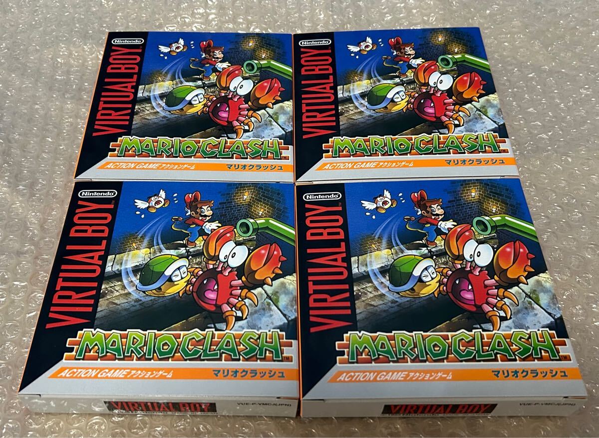 バーチャルボーイ マリオクラッシュ 新品未開封 4本セット 美品