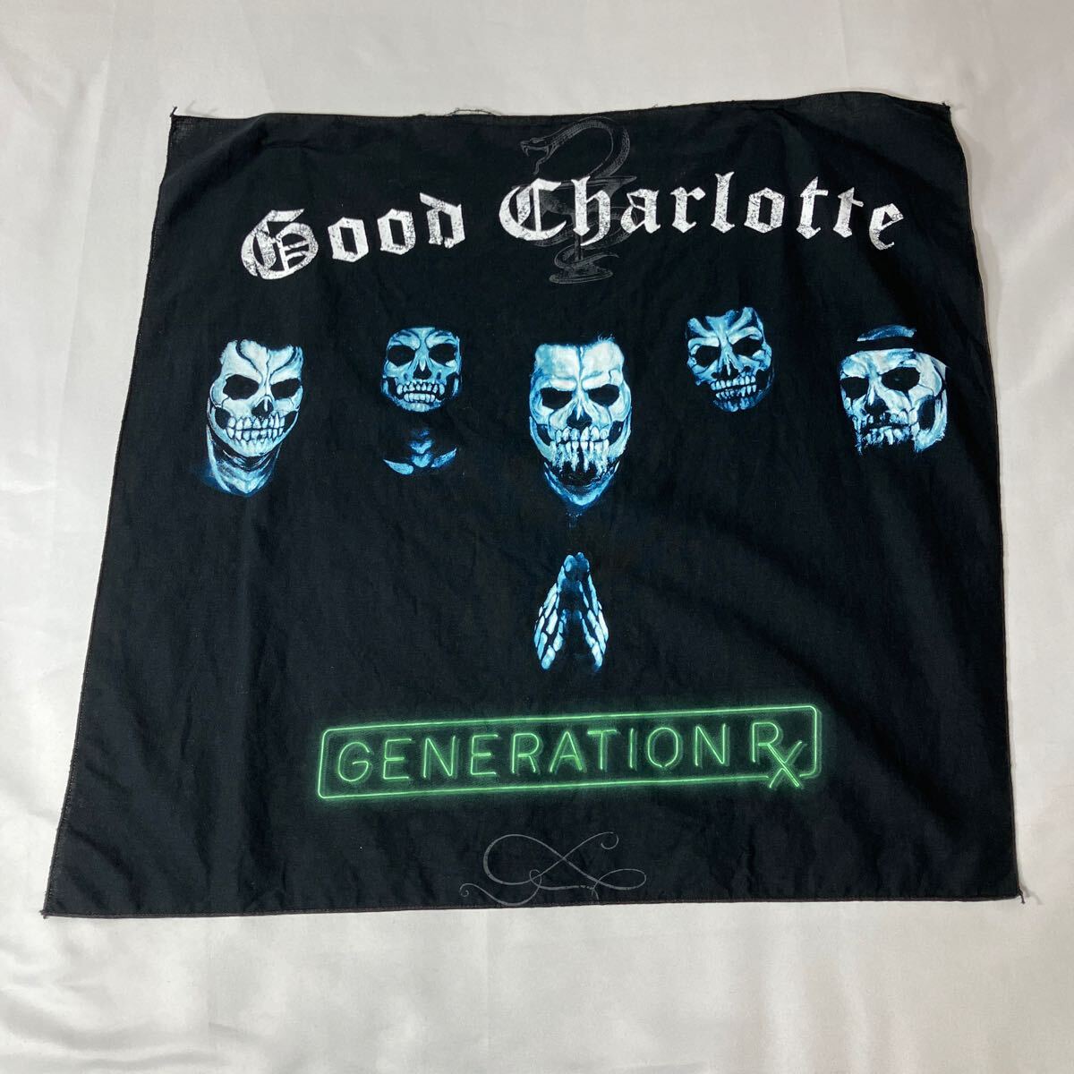 gdo Charlotte GOOD CHARLOTTE punk частота бандана do Cross karu альбом частота товары чёрный черный American Casual Street серия 