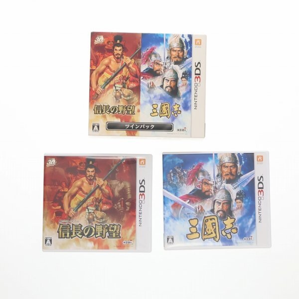 【訳あり】[3DS][ソフト単品]「信長の野望」「三國志」 ツインパック 60501488