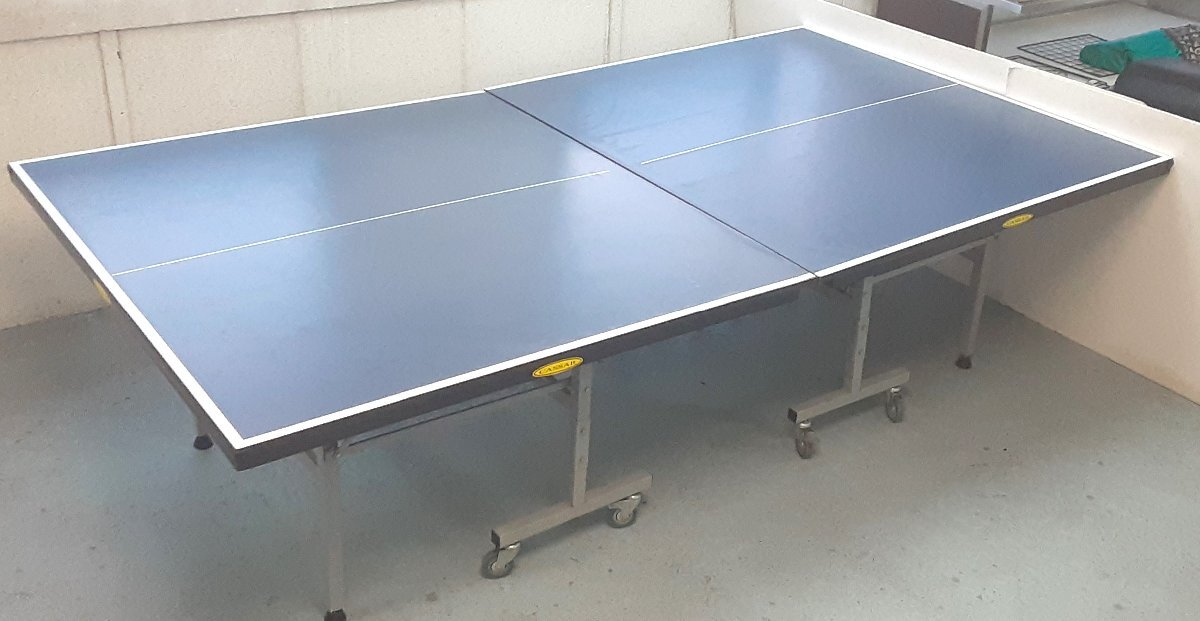 ★99382 卓球台 幅1525ｘ奥行2740ｘ高さ760ｍｍ ネット付 ネットグリッド無 引取のみ ★