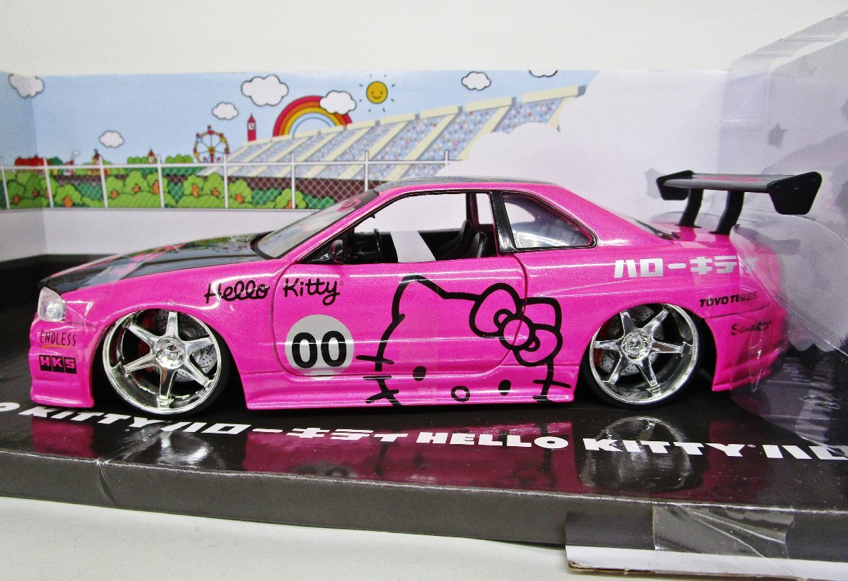 キティ根付け　ピンクのスポーツカー　レア Yahoo!オークション - JADA ハローキティ＆ニッサン