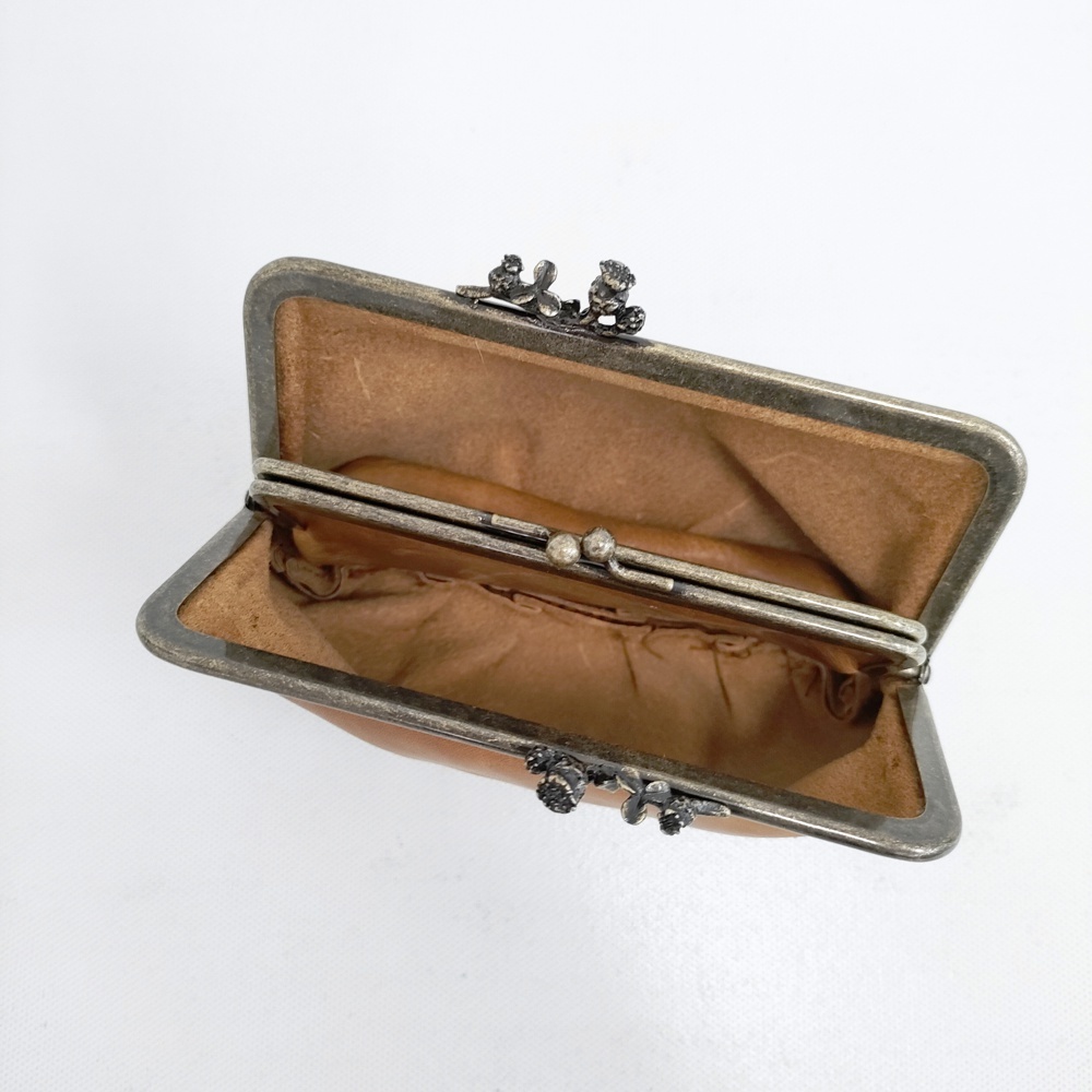 Lisette ポルトモネ はらっぱ レザーがま口 牛革 財布 コイン Lisette ポルトモネ はらっぱ レザーがま口 牛革 財布 コイン