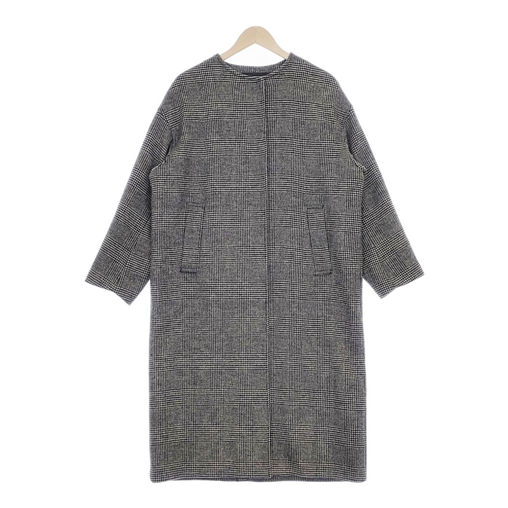 JOURNAL STANDARD スーパー140ビーバーノーカラーコート 定価39600円 サイズ36 コート グレー ジャーナルスタンダード 5-0111A 254230